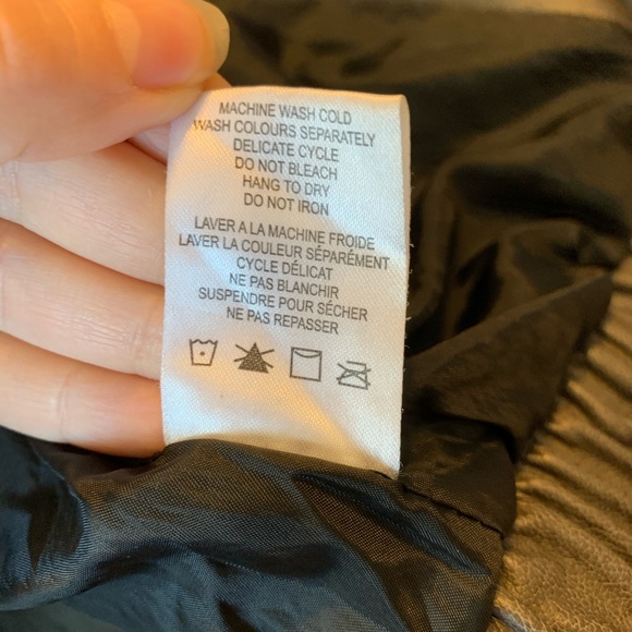 Med Kismet high neck grey faux leather jacket - Picture 13 of 14